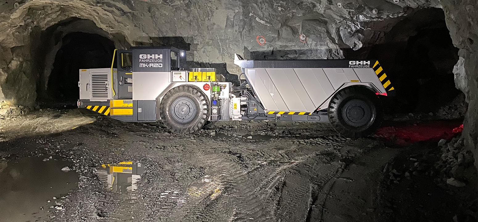 GHH MK-A20: Sağlam ve dayanıklı maden kamyonu